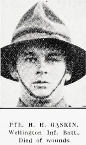 Private Herbert Harold Gaskin (1891-1915)