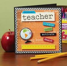 Give an accordion 'thank you' card to the teachers in your. Cute Card To Make For A Teacher Handmade Teachers Day Cards Teachers Day Greeting Card Teacher Birthday Card