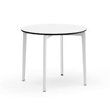 Available in standard height (30″ tall) and single pole kiosk (42″ height). Stromborg Table 36 Round Knoll