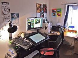Fred Lang Workspace By Fr3d L4ng D4alhrf Jpg 900 675 Artist Workspace Art Studio Room Artist Bedroom