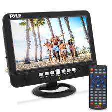 Your price for this item is $ 149.99. 10 Inch Portable Widescreen Tv Smart Rechargeable Battery Wireless Car Digital Tv Tuner 1024x600p Tft Lcd Monitor Screen W Dual Stereo Speakers Usb Antenna Remote Rca Cable Pyle Pltv1053 Amazon Ae