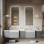 Amazon.com: Floating Bathroom Vanity, 96" Double Sink ...