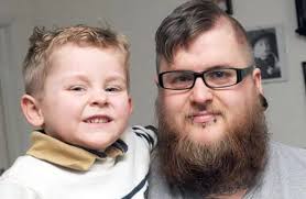 Redcar dad in beard challenge for charity