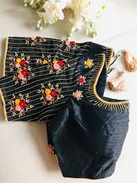 7 photos · curated by erica henry. Beautiful Bottle Green Color Designer Blouse With Floral Design Hand Embroidery Thread Work Simple Blouse Designs Hand Work Blouse Design Blouse Design Models