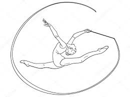 03 ago 2019 | por gabriella sales. Object On White Background Rhythmic Gymnastics Girl With A Ribbon Beautiful Ballerina Sits On Twine Throwing Her Head With Ribbon Coloring For Children Premium Vector In Adobe Illustrator Ai Ai