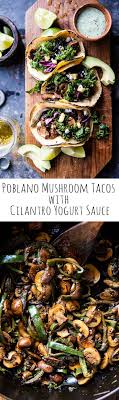 Check spelling or type a new query. Poblano Mushroom Tacos With Cilantro Yogurt Sauce Video Recipe Food Cooking Recipes Recipes