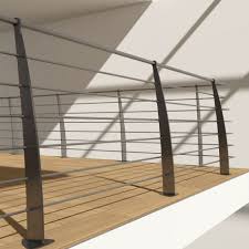 Garde Corps Acier Design En Kit 6 Lisses Et Main Courante 26 9 Mm Garde Corps Acier Garde Corps Garde Corps Exterieur