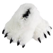 Free shipping both ways on slippers, white, women from our vast selection of styles. Cute Fuzzy Bear Claw Slippers Fluffy Animal Slippers Funny Paw Monster House Shoes For Christmas Panda Things