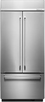 This can occur if the refrigerator is set too cold or if the door was opened up too much over the past couple weeks. Kitchenaid 20 81 Cu Ft Stainless Steel Built In French Door Refrigerator Kbfn506ess Big Sandy Superstore Oh Ky Wv