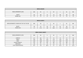 Size Chart Hype Australia New Zealand