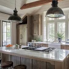 Country Kitchen With Pecky Cypress Cabinets And Island Transitional Kitchen Design Kitchen Design Pecky Cypress