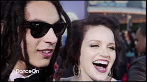 Lindsay Pearce & Samuel Larsen at Glee 3D Concert Movie Premiere