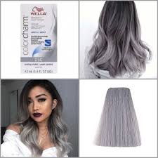 Wella 050 Cooling Violet Results Wella Color Charm Toner Wella 050 Wella Color Charm