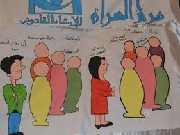 مناهضة العنف ضد المرأة بالرسوم والصور والمعروضات التراثية مركز المرأة يختتم معرضا في الخليل مركز المرأة للارشاد القانوني والاجتماعي
