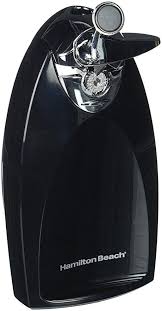 Black And Decker Electric Can Opener With Knife Sharpener Hamilton Beach 76380z Classic Chrome Heavyweight Can Opener Black Can Openers Electric Can Opener Can Opener