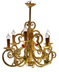Schmiedeeisen Luster Lampe Leuchter Eisen Shabby Chic