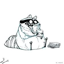 24 Funny And Self Deprecating Raccoon Comics Raccoon Funny Raccoon Art Raccoon Drawing