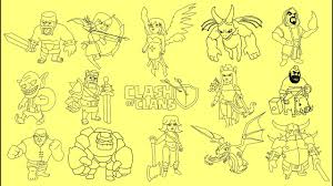 Play clash of clans on pc to experience all intense action of clan wars on a large screen. How To Draw Clash Of Clans Characters Barbarian King Archer Queen Wizard Dragon Pekka Golem Youtube