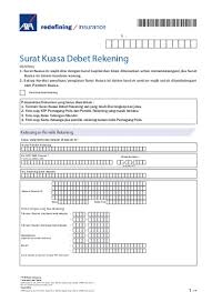 Check spelling or type a new query. Top Pdf Surat Kuasa Debet Rekening Bank Mandiri Axa Life Indonesia 1 30 Mb 123dok Com