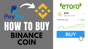 How to buy bitcoin with paypal beninga's financial experts detail buying bitcoin with your paypal account in 2021. How To Buy Binance Coin Bnb With Paypal On Etoro Step By Step Tutorial Youtube
