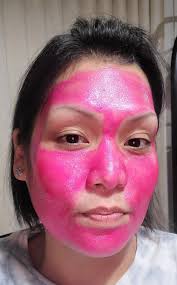 Best Face Mask I've ever used! Of course it's pink with glitter!!