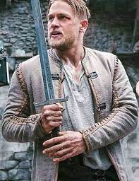 King Arthur Legend Of The Sword Charlie Hunnam Brown Leather Jacket King Arthur Legend King Arthur Charlie Hunnam