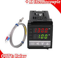 Dual Digital RKC PID Temperature Controller REX-C100 with Sensor  Thermocouple K, Relay Output - AliExpress 1420