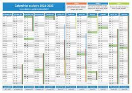 Calendrier Des Vacances Scolaires 2023 Vacances Scolaires 2021 - 2022 - 2023 : Calendrier Scolaire Et Jours Fériés  2022, 2023, 2024