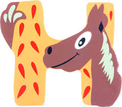 Small Foot Alphabet Animal Letter H Wood 8 Cm Twm Tom Wholesale Management