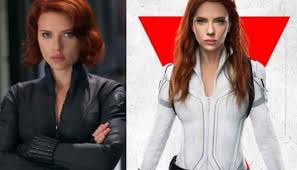 It will be available in theaters and on the disney plus platform. New Black Widow Poster Features Scarlett Johansson In Her White Costume