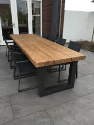 stoere tuin tafel holztisch garten gartentisch terrassen tische