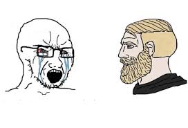 The virgin vs chad meme has been around on the internet since 2017, and it's a firm favourite amongst social media users, but it still continues to confuse people. Soyboy Vs Yes Chad Latest Memes Imgflip