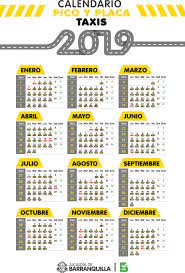 Excepciones del pico y placa para bogota en 2021. Vea Aqui El Calendario Completo De 2019 Para Pico Y Placa De Taxis En Barranquilla