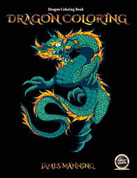 Great for lovers of dragons and fantasy art. Amazon Com Dragon Coloring Book A Coloring Colouring Book For Adults With 40 Pictures Of Dragons To Color Colour 9781789176476 Manning James Books