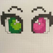 Eyes By Super Quick Flash Arrow Or Quicksilver Me Coloriage Pixel Art Dessin Pixel Dessin Petit Carreau