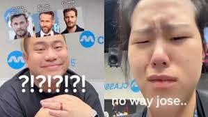 IG filter says Class 95 DJ Justin Ang and Chris Hemsworth are lookalikes;  his producer has the best reaction