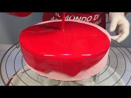 Glassa A Specchio Rossa Facilissima Youtube