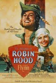 1938 The Adventures Of Robin Hood Errol Flynn And Olivia De Havilland Were Robin Marion Posteres De Filmes Posters De Filmes Robin Hood