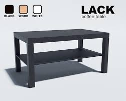 Whether it's adding gold studs or a simple stencil pattern on the top, see how you can transform your own ikea lack table into a personalized masterpiece! Ikea Lack Coffee Table 3d Model Cgtrader