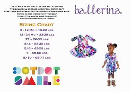 Ballerina Dress Size Chart For Dotdotsmile Ballerina Dress