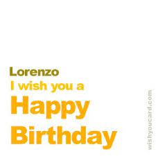 Happy Birthday Lorenzo Free Idea Chester