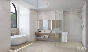 Modern master bath with glass shower. Design Check In A Modern Master Bathroom In Coral Gables