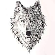 Amazing Wolf Face Tattoo Design Geometric Wolf Tattoo Wolf Tattoos Wolf Tattoo Design