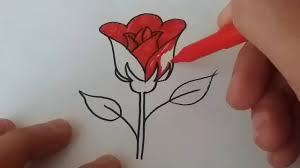 Cok Kolay Adim Adim Gul Cizimi Rose Drawing Youtube Drawing Cizim Zentangle Desenler