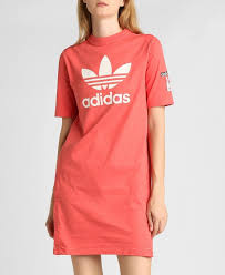 Coral Trefoil T Shirt Dress