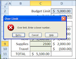Control The Budget With Excel Data Validation Contextures Blog Excel Budget Spreadsheet Excel Budget Excel