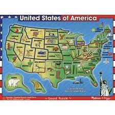 We did not find results for: Melissa Doug U S A Map Wooden Sound Puzzle Ages 5 To 8 Years Old 40 Pieces Mardel