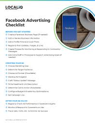 A target market is a group of people to whom you want to aim to sell. Facebook Advertising Checklist For Local Businesses Localiq