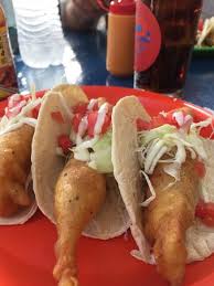 Transfer the fish to a plate and repeat with remaining fish fillets. Fish Tacos Shrimp Tacos French Fries Topped With Pastor Marlin Cheese And A Mayo Dressing So Picture Of Tuna Azul Puerto Vallarta Tripadvisor