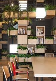 Penda S Indoor Planting Modules Supply A Green Oasis Inside Property Cafe Original Decoration Office Interior Design Office Interiors Home Interior Design